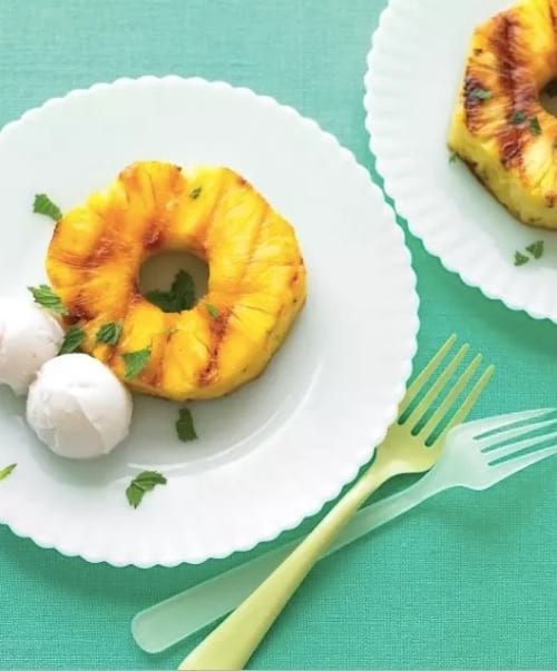 ananas rôti au barbecue