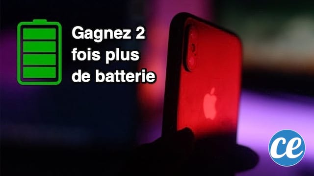 La meilleure astuce pour économiser de la batterie sur iPhone X
