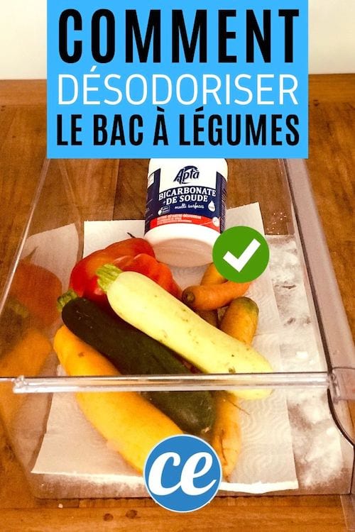 Comment désodoriser le bac à légumes avec du bicarbonate