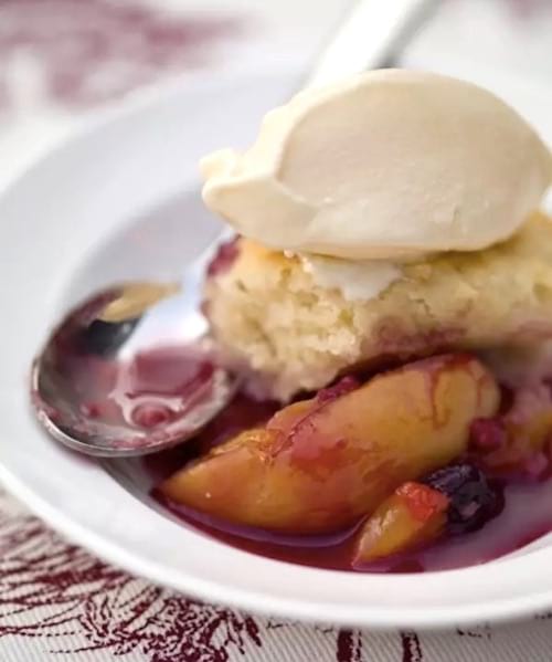 clafoutis aux fruits cuit au barbecue