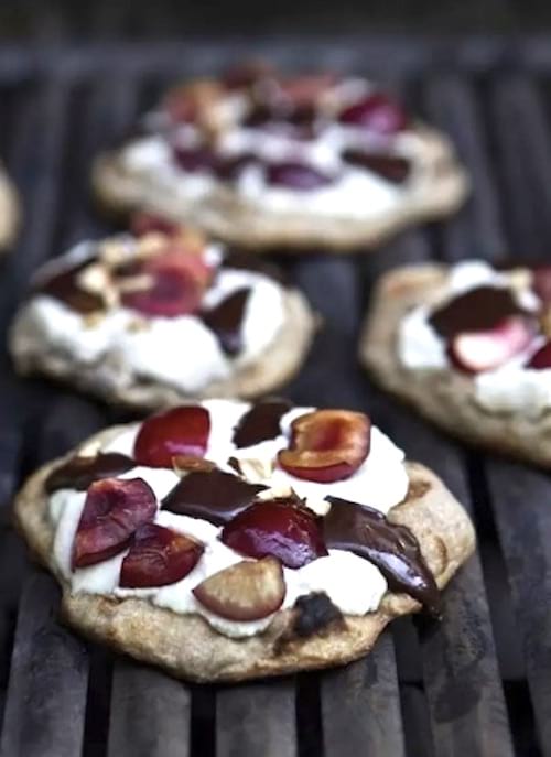 recette pizza  sucrée barbecue