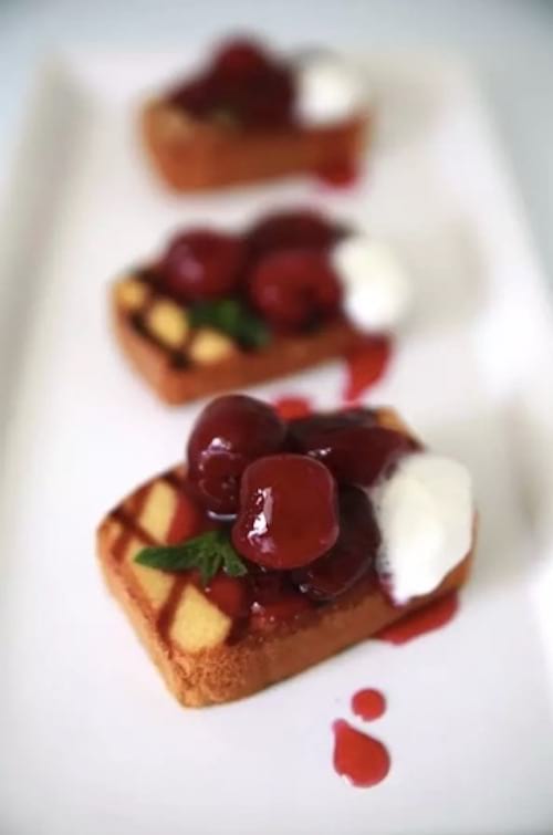 recette dessert gateau cerise au barbecue