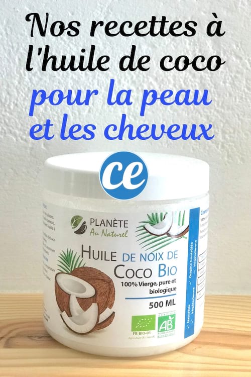 Les recettes des soins faits maison à l'huile de coco pour la peau et les cheveux