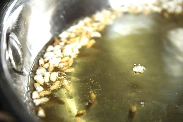 comment connaître la température de l'huile de friture sans thermomètre