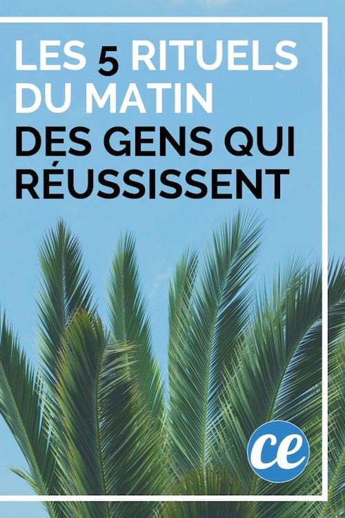 Les 5 Rituels du Matin Des Gens Qui Réussissent Dans Leur Vie.