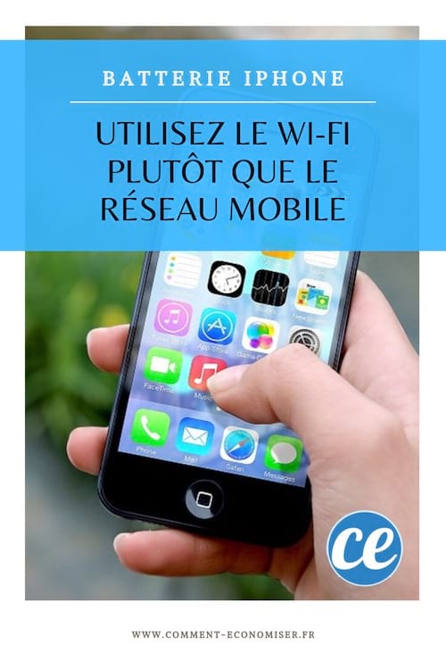 Une astuce pour économiser la batterie de l'iPhone en utilisant le Wi-Fi