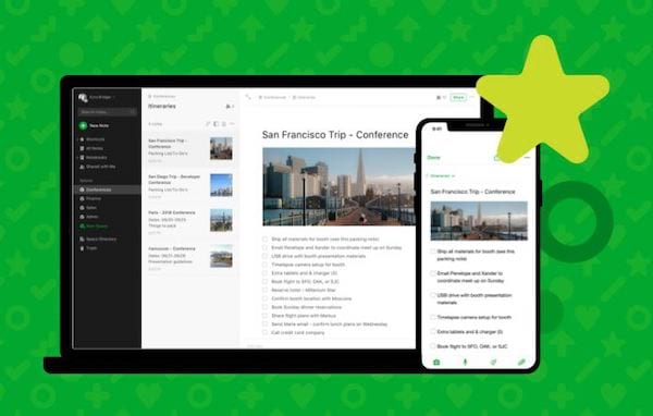 Utilisez l'app Evernotre pour enregistrer toutes vos notes