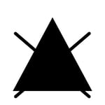 Étiquettes de lavage : le symbole pour "Pas de blanchiment".