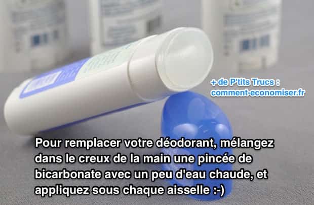 déodorant maison dans un stick
