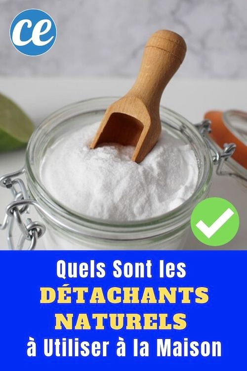 Grand bocal transparent avec de la bicarbonate de soude à l'intérieur
