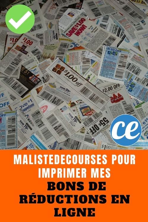 Plusieurs bons de réductions