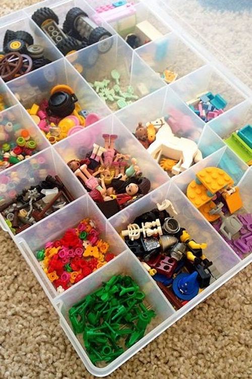 Compartiments de rangement pour LEGO
