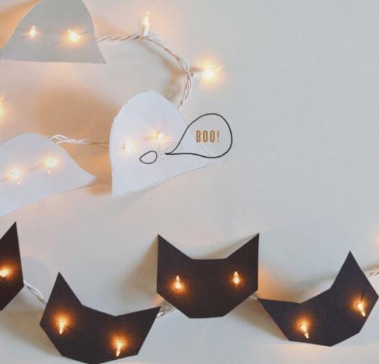 une guirlande pour halloween à faire soi même