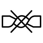 Étiquettes de lavage : le symbole pour "Ne pas essorer à la main".