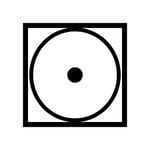 Étiquettes de lavage : le symbole pour "Programme de séchage à température modérée".