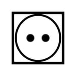 Étiquettes de lavage : le symbole pour "Programme de séchage normal".