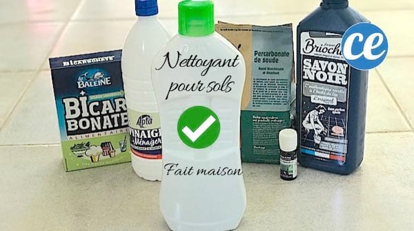 produit nettoyant et désinfectant pour les sols