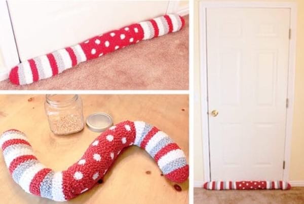 bas de porte dans un collant