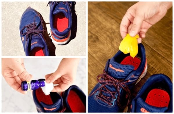 paire basket bleue et flacon huiles essentielles