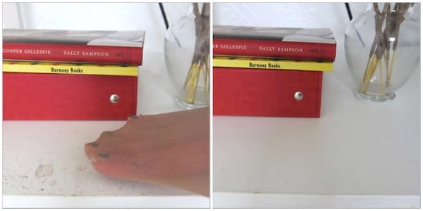 faire les poussières avec un collant