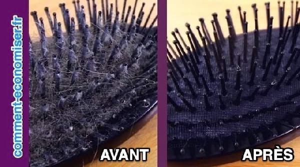 2 Astuces Faciles Pour Nettoyer Une Brosse à Cheveux TOUTE GRASSE