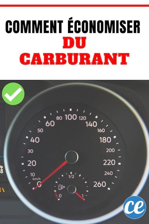 Affichage de carburant d'une voiture 