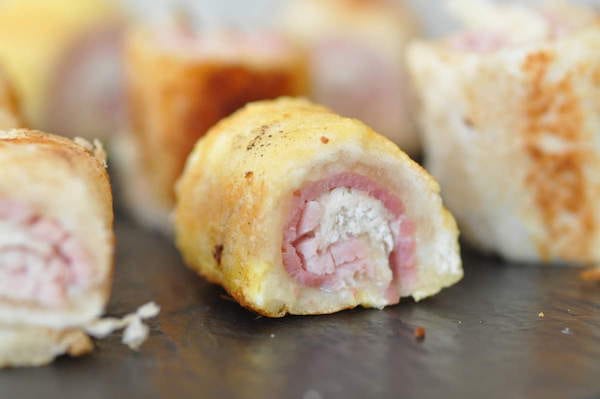 des petits roulés de croque-monsieur pour un apéro