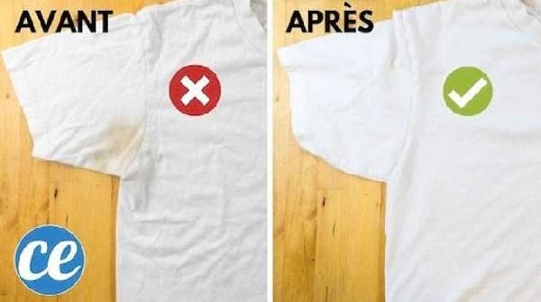 Taches Jaunes Sous les Bras : L’Astuce De Grand-Mère Pour Les Faire Disparaître