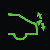 Témoin lumineux d'aileron rétractable