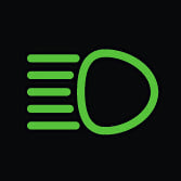 Témoin lumineux de feux de route