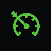 Témoin lumineux de régulateur de vitesse