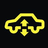 Témoin lumineux d'anomalie suspension pneumatique