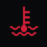 Témoin lumineux de température anormale du liquide de refroidissement