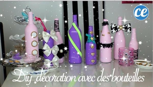 Plusieurs bouteilles de vin avec des looks rose et fashion 