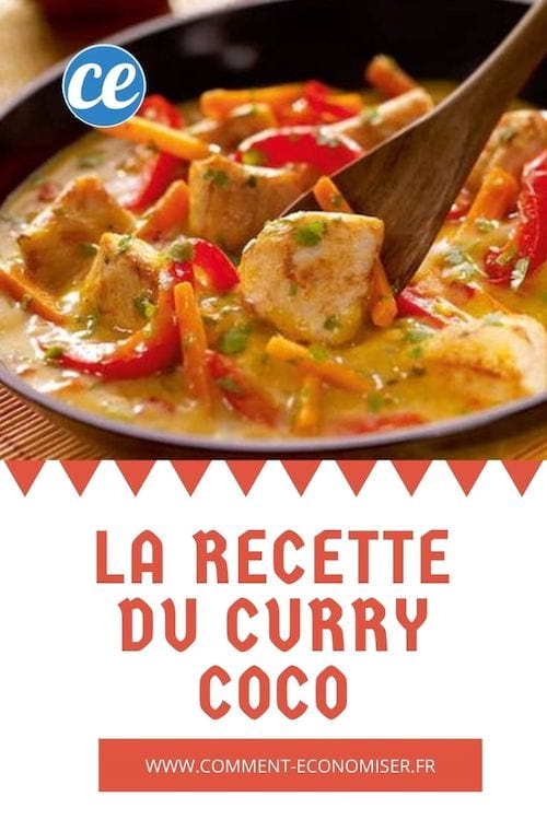 la recette du curry coco de poulet