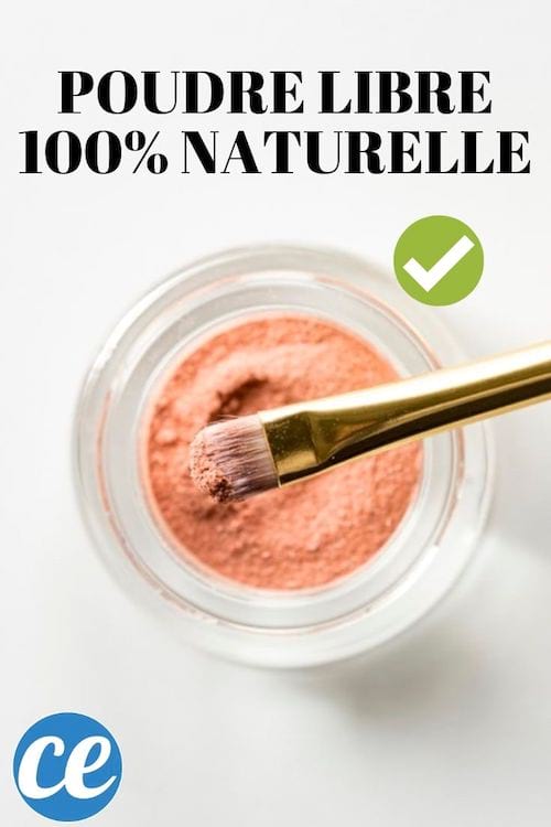 Poudre libre 100% naturelle faite maison.