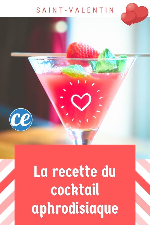 recette cocktail pour la saint valentin