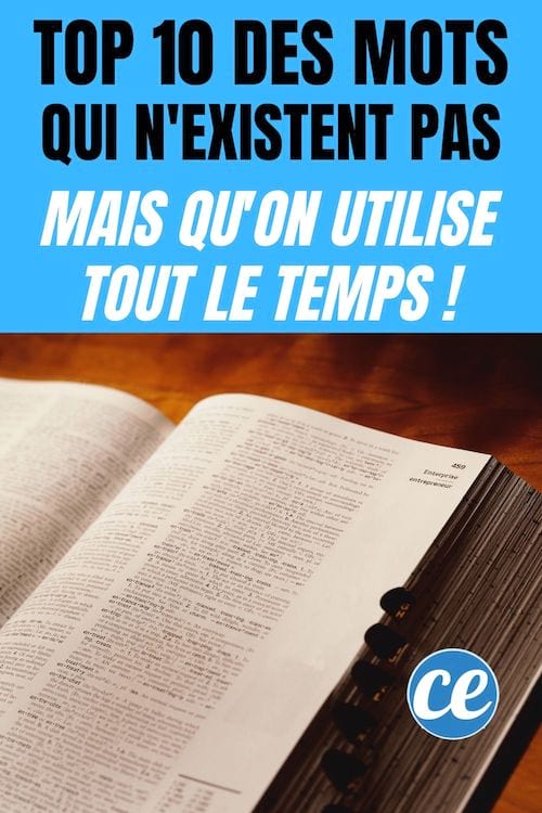 Un dictionnaire posé sur une table