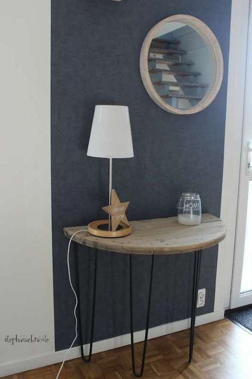 Touret en forme de demi-lune 