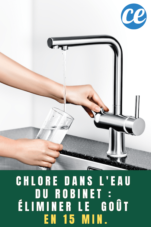 Chlore dans l'Eau  du Robinet :  Éliminer le  Goût  en 15 min.