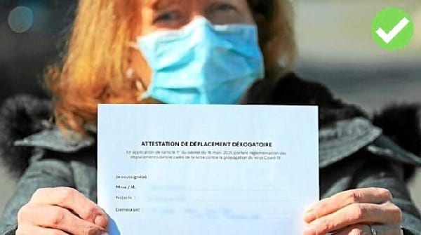Coronavirus : Voici La Nouvelle Attestation De Sortie à Télécharger En PDF