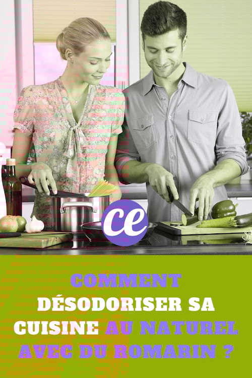 Deux adultes faisant la cuisine : Comment Désodoriser sa Cuisine au Naturel avec du Romarin ?