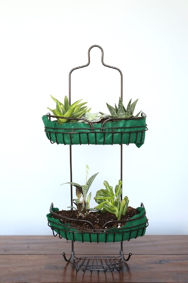 accrocher plantes support douche