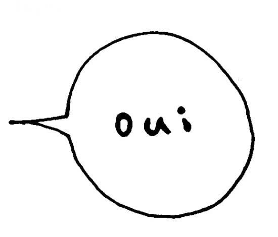 Bulle de dialogue oui