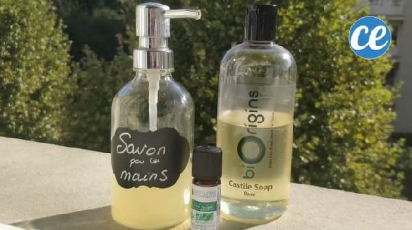 comment faire son savon gel pour les mains naturel et économique
