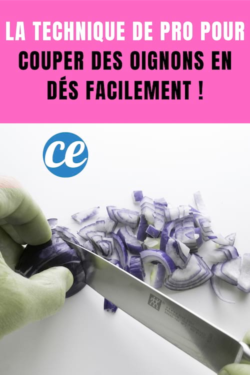Oignon coupé : La Technique de Pro pour Couper des Oignons en Dés Facilement !