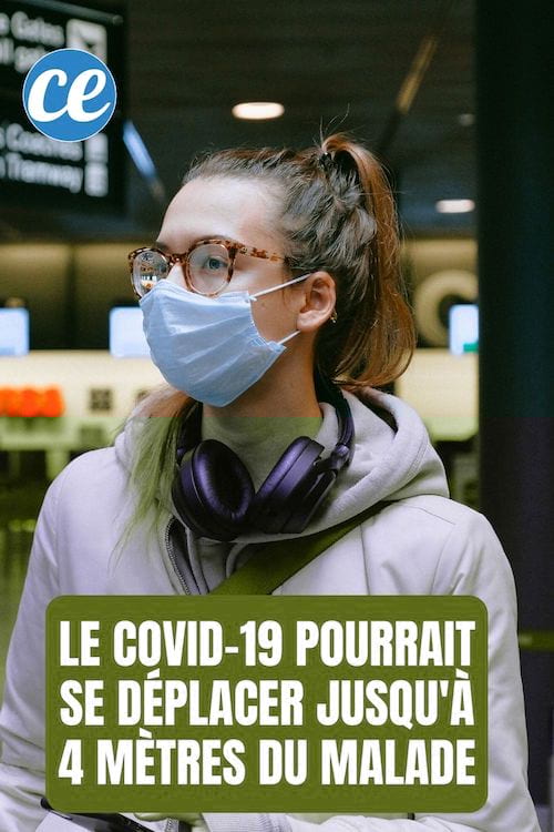 Une jeune femme portant un masque de protection contre le covid-19