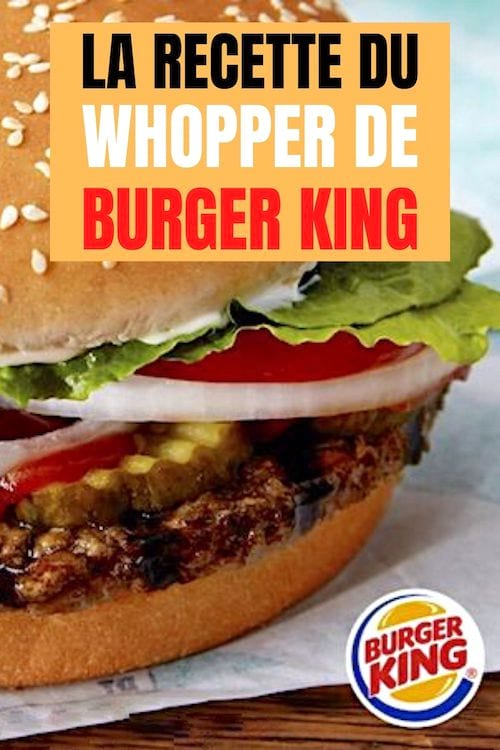 La recette du hamburger fait maison comme chez burger king