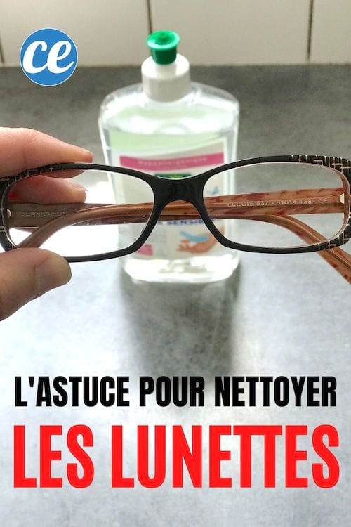 A pair of clean glasses in front of a washing-up liquid