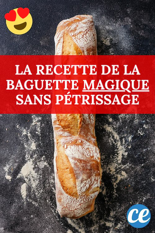 La Recette Ultra Facile De La Baguette Maison Avec Seulement 4 Ingrédients.